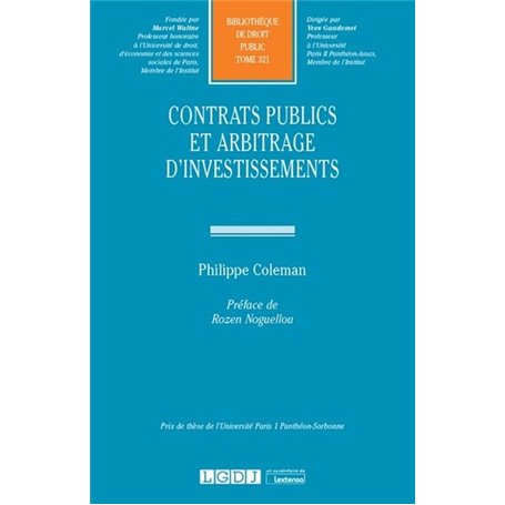 Contrats publics et arbitrage d'investissements