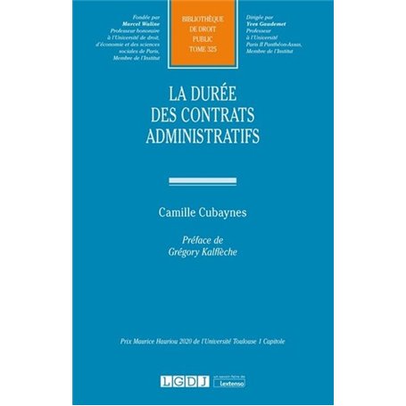 La durée des contrats administratifs