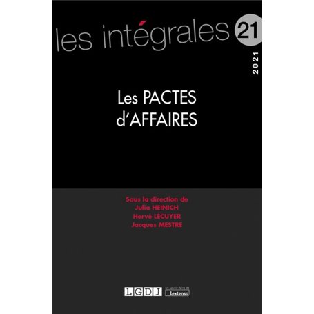 Les pactes d'affaires