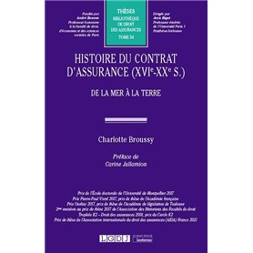 Histoire du contrat d'assurance (XVIe-XXe siècle)