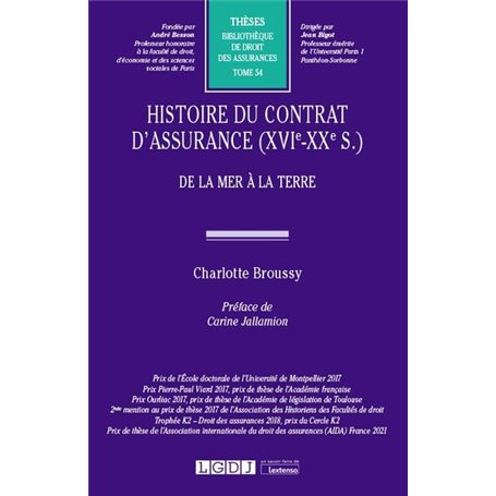 Histoire du contrat d'assurance (XVIe-XXe siècle)