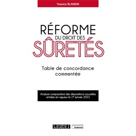 Réforme du droit des sûretés