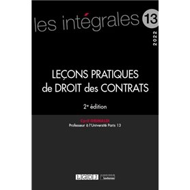 Leçons pratiques de droit des contrats