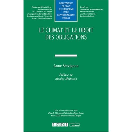 Le climat et le droit des obligations