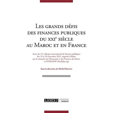 Les grands défis des finances publiques du XXIe siècle au Maroc et en France