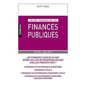 Revue française des finances publiques n°162-2023