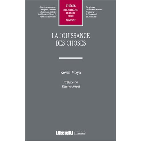 La jouissance des choses