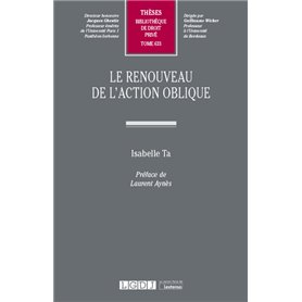 Le renouveau de l'action oblique