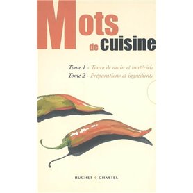 MOTS DE CUISINE COFFRET 2 VOLS