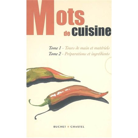 MOTS DE CUISINE COFFRET 2 VOLS