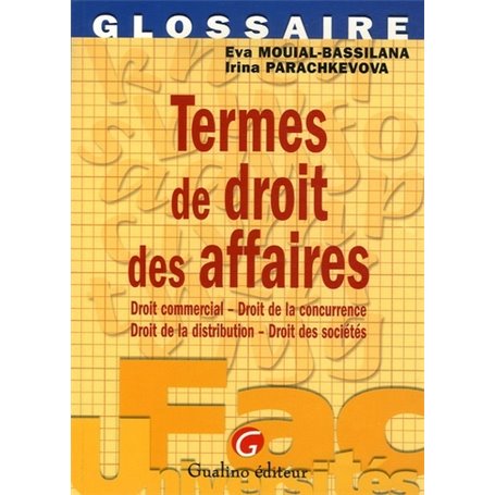 termes de droit des affaires