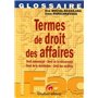 termes de droit des affaires