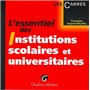 l'essentiel des institutions scolaires et universitaires