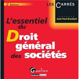 l'essentiel du droit général des sociétés - 2ème édition