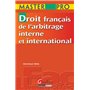 master pro - droit français de l'arbitrage interne et international