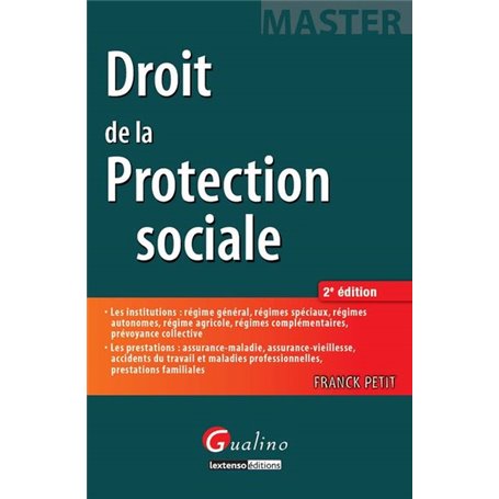 master - droit de la protection sociale - 2ème édition