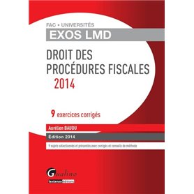 exos lmd - droit des procédures fiscales 2014