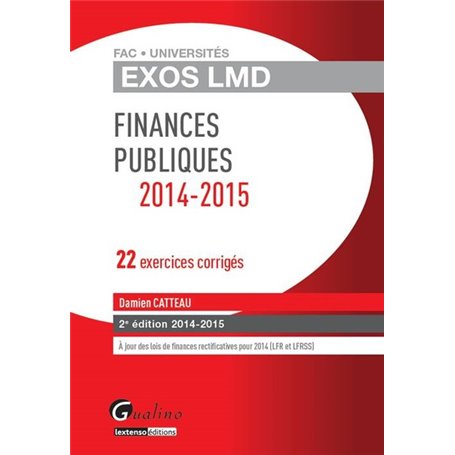 exos lmd - finances publiques 2014-2015 - 2ème édition