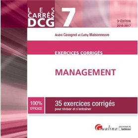 carrés exos dcg 7 - exercices corrigés de management 2016-2017 - 3ème édition