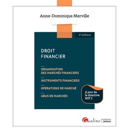 DROIT FINANCIER - 4EME EDITION