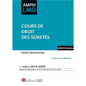 Cours de droit des sûretés