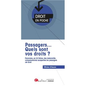 Passagers... Quels sont vos droits ?