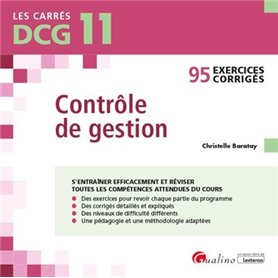 DCG 11 - Exercices corrigés - Contrôle de gestion
