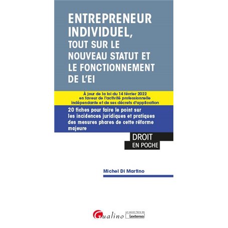 Entrepreneur individuel, tout sur le nouveau statut