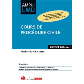 Cours de procédure civile