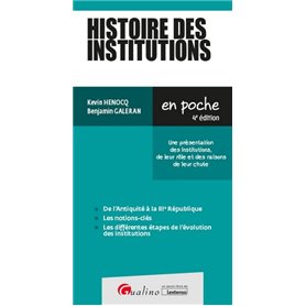 Histoire des institutions