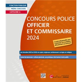 Concours Police Officier et Commissaire 2024