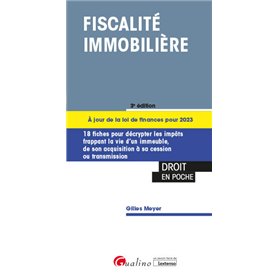 Fiscalité immobilière