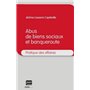 abus de biens sociaux et banqueroute