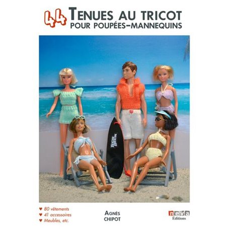 44 tenues au tricot pour poupées-mannequins