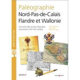 Paléographie Nord-Pas-de-Calais Flandre et Wallonie