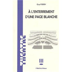 À l'enterrement d'une page blanche