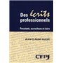 Des écrits professionnels