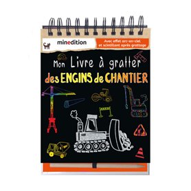 mon livre a gratter des engins de chantier