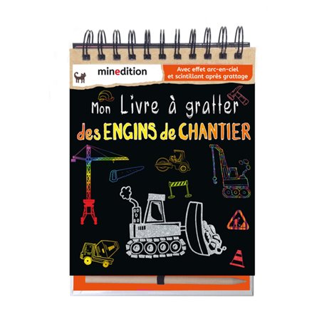 mon livre a gratter des engins de chantier