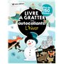 Livre à gratter avec autocollants - L'hiver