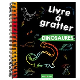 Mini livre à gratter - Dinosaures