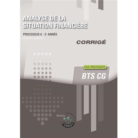 Analyse de la situation financière - Corrigé