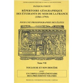 repertoire geographique des etudiants du midi de la france  (1561-1793). tome vi