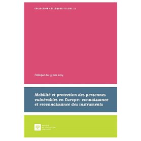 MOBILITÉ ET PROTECTION DES PERSONNES VULNÉRABLES EN EUROPE : CONNAISSANCE ET REC