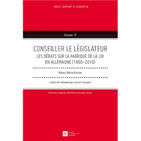 CONSEILLER LE LÉGISLATEUR