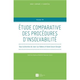 ÉTUDE COMPARATIVE DES DIFFÉRENTES PROCÉDURES D'INSOLVABILITÉ