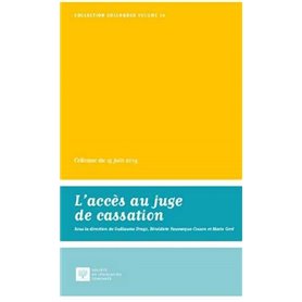 L'ACCES AU JUGE DE CASSATION -COLLOQUE DU 15 JUIN 2015