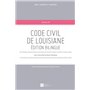 CODE CIVIL DE LOUISIANE. EDITION BILINGUE