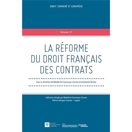 La réforme du droit français des contrats