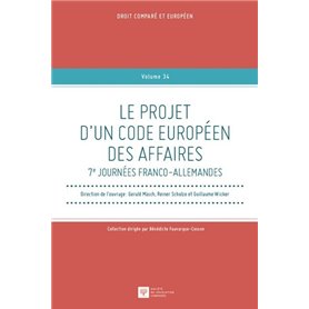 Le projet d'un code européen des affaires